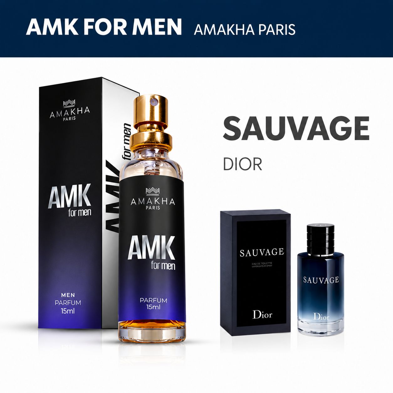 Perfume AMK For Men Amakha Paris — Insp. Sauvage