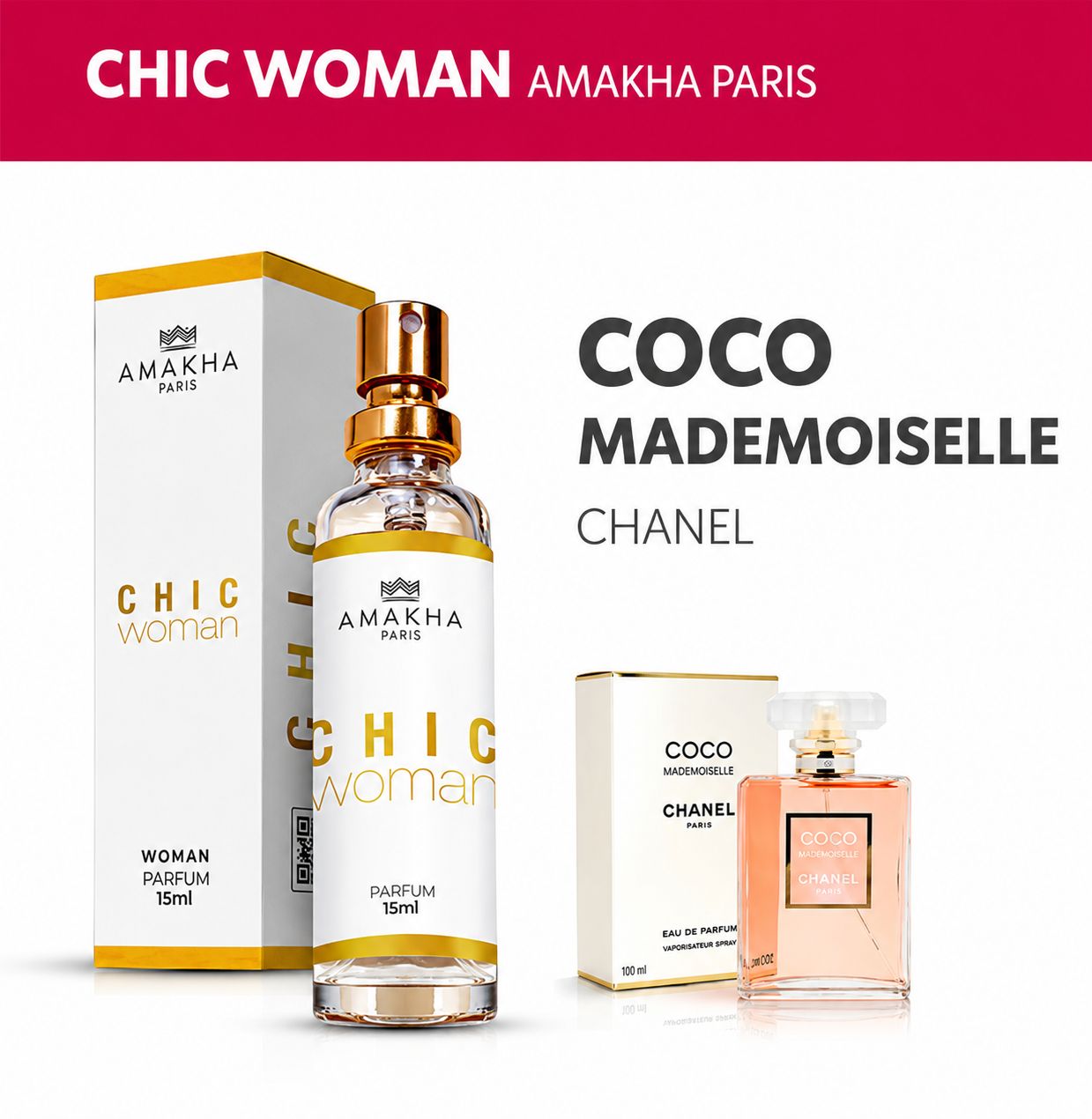 Perfume Chic Woman Amakha Paris — Insp. Coco Mademoiselle