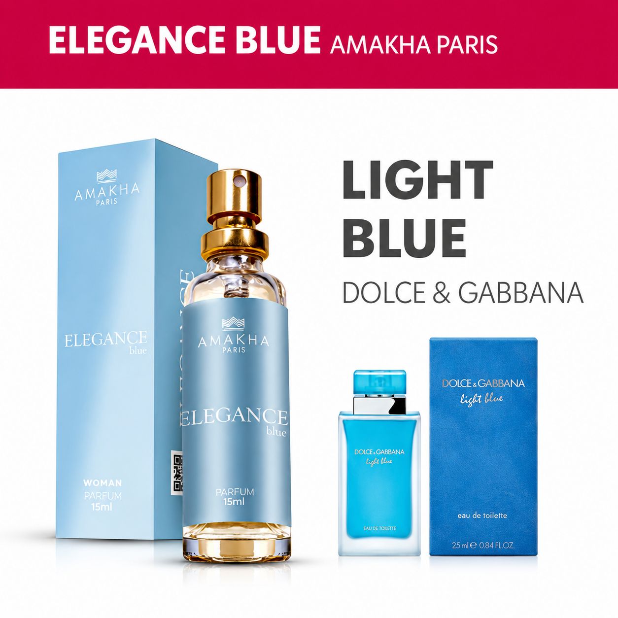 Perfume Elegance Blue Amakha Paris — Insp. Light Blue