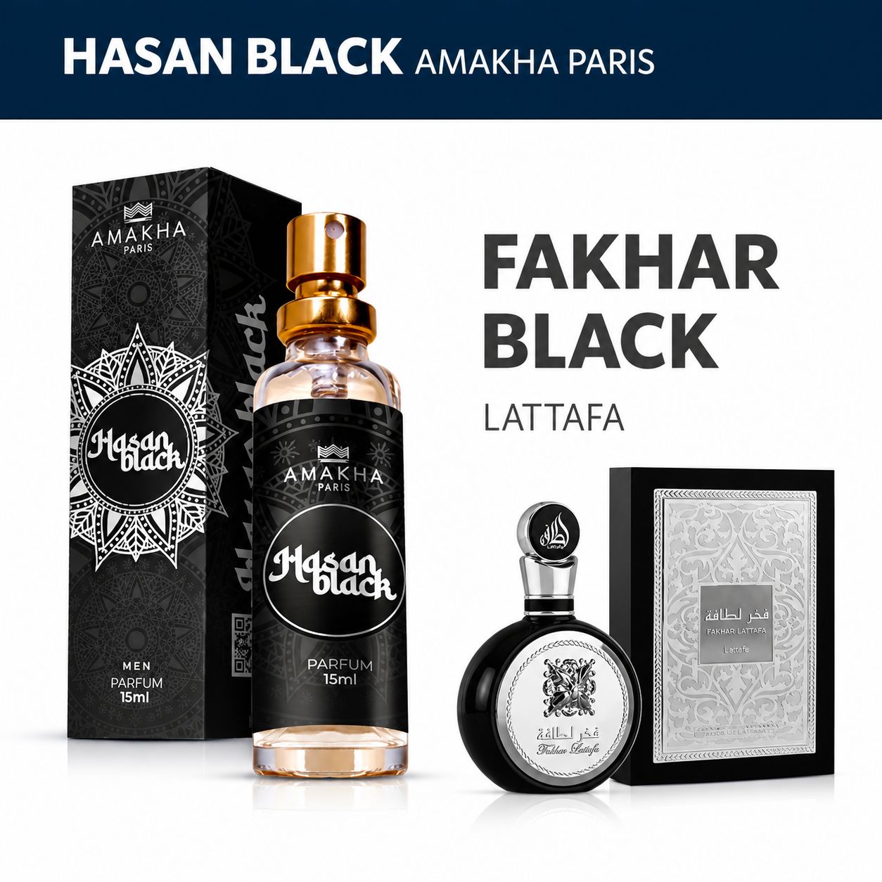 Perfume Hasan Black Amakha Paris — Insp. Fakhar Black